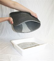 Kattlådematta 40*60 cm, grå