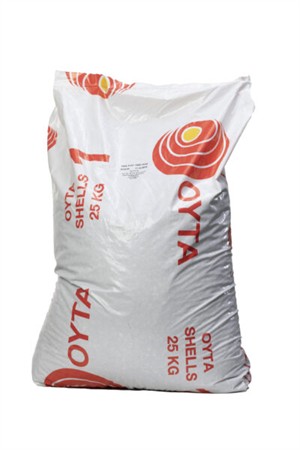 Snäckskal 2-5 mm 25 kg