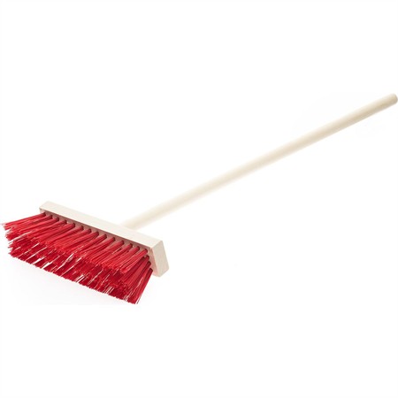 Piasava 30 cm Röd m skaft