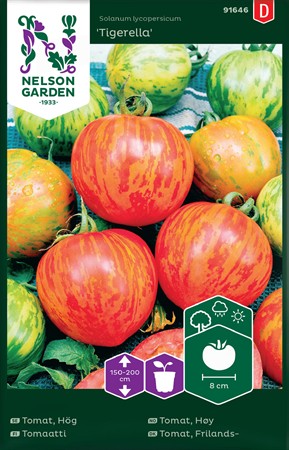 Tomat, hög. Tigerella