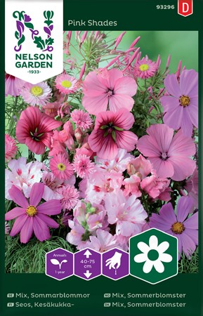 Sommarblommor rosa, mix