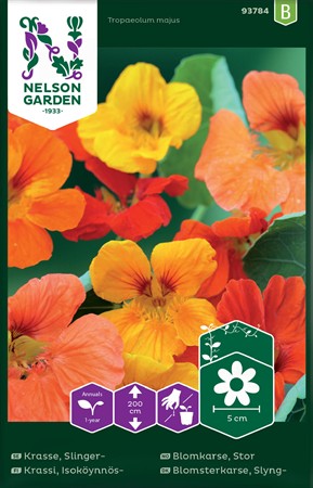 slinger krasse, bl färger