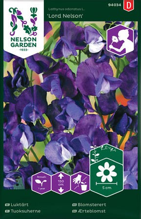 Luktärt, blå. Lord Nelson