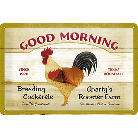 Skylt Good Morning 20*30 cm